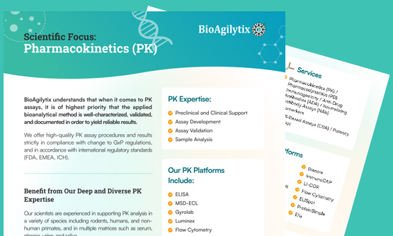 BioAgilytix Scientific Focus: Pharmacokinetics (PK)