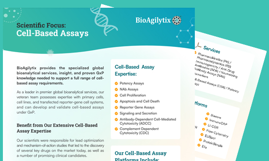 BioAgilytix Scientific Focus: Cell-Based Assays