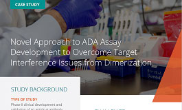 Novel Approach to ADA Assay Development to Overcome Target Interference Issues from Dimerization