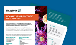 Bioanalysis for Oncolytic Virus Therapies sheet - BioAgilytix