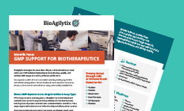 Scientific Focus: GMP Support for Biotherapeutics