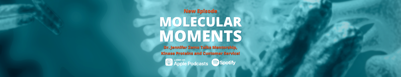 [EPISODE 12] Dr. Jennifer Zemo talks mentorship, kinase proteins and customer service!