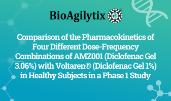 Comparison of the Pharmacokinetics of Four Different Dose-Frequency Combinations of AMZ001 (Diclofenac Gel 3.06%) with Voltaren® (Diclofenac Gel 1%) in Healthy Subjects in a Phase 1 Study