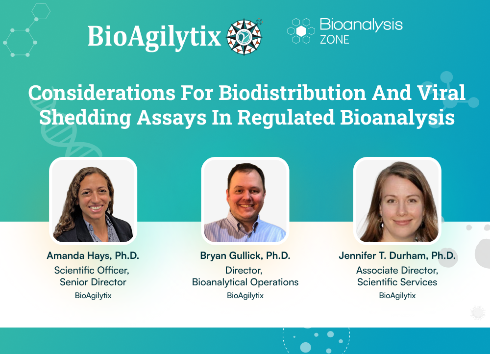 Considerations for Biodistribution and Viral Shedding Assays in Regulated Bioanalysis