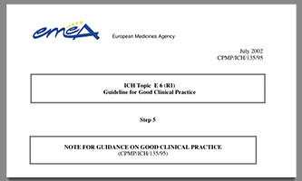 european medicine agency guideline for good clinical practice