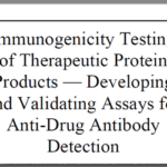 immunogenicity testing of therapeutic protein products - developing and validating assays for anti-drug antibody detection