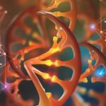 Illustrated DNA Research Molecule