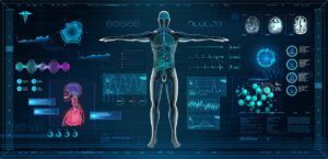 HUD style body scan chart graphic