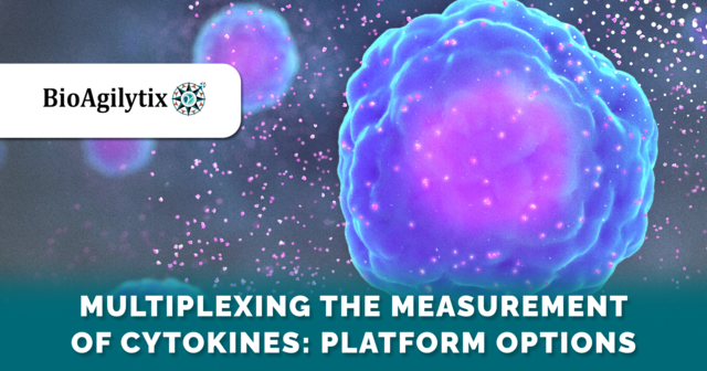 multiplexing the measurement of cytokines