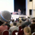 Microphone at a conference