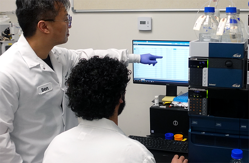 Scientists working in San Diego Lab